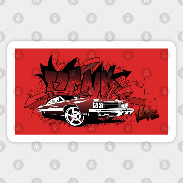 Donk Life Sticker by Randomart